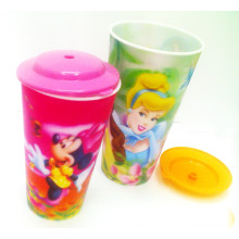 Promotional Gift 3D Lenticular Plastic Cup for Drinking